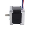 Nema 14 Bipolar 1.8deg 18Ncm(25.49oz.in) 1.0A 35x35x34mm 4 Wires - 14HS13-1004S-EGS | StepperOnline CA