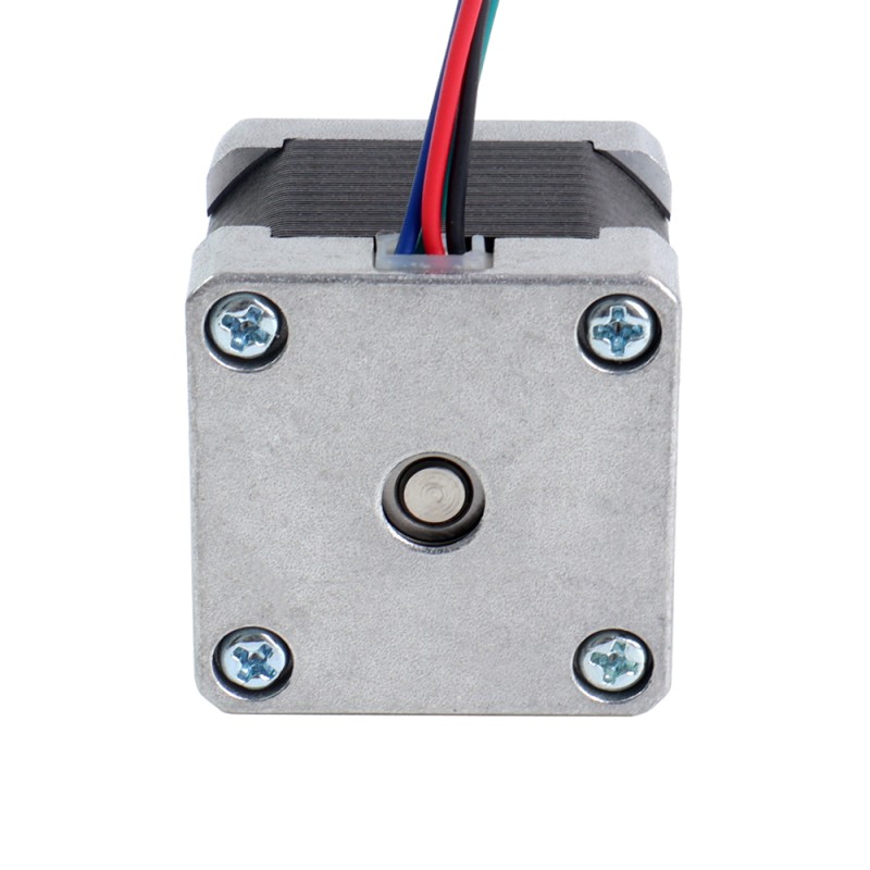 Nema 14 Bipolar 1.8deg 18Ncm(25.49oz.in) 1.0A 35x35x34mm 4 Wires - 14HS13-1004S-EGS | StepperOnline CA