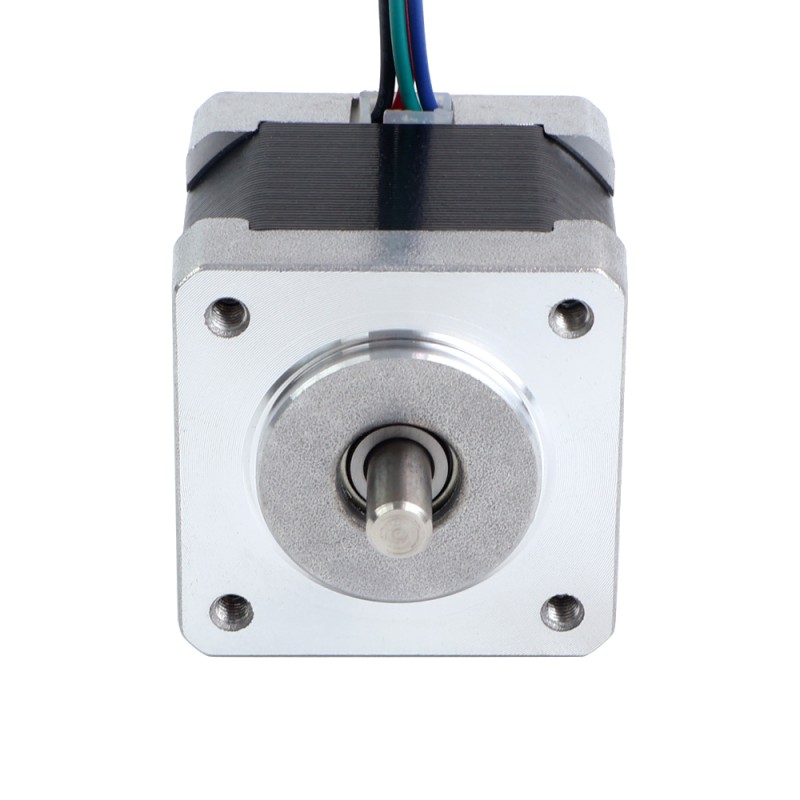Nema 14 Bipolar 1.8deg 18Ncm(25.49oz.in) 1.0A 35x35x34mm 4 Wires - 14HS13-1004S-EGS | StepperOnline CA