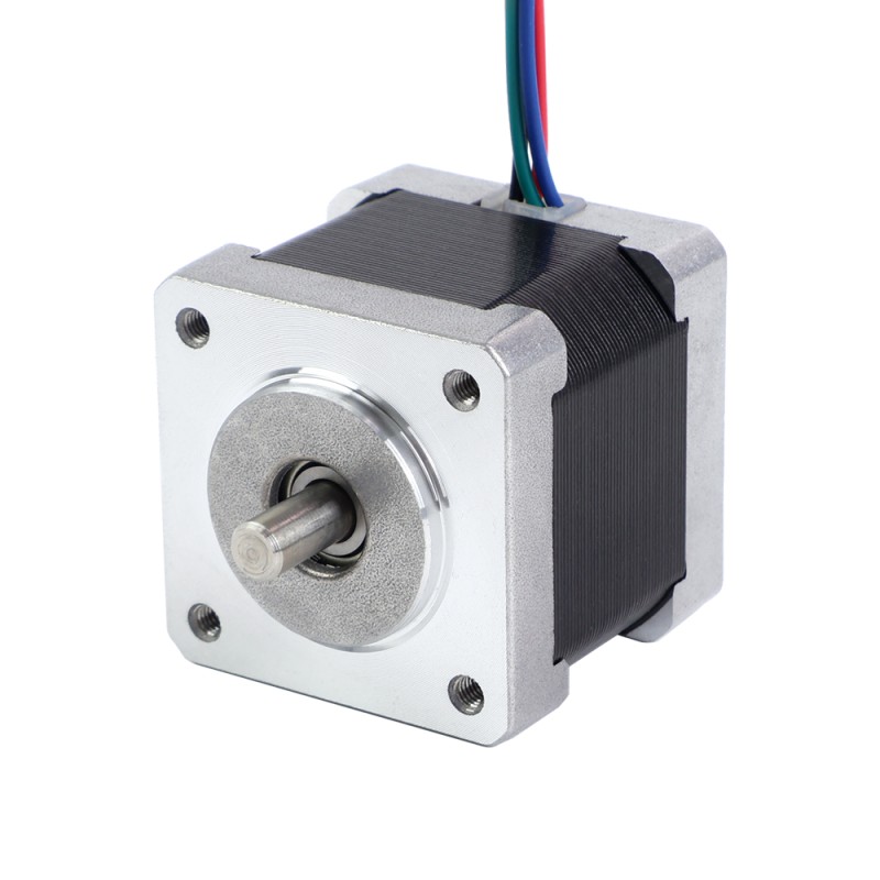 Nema 14 Bipolar 1.8deg 18Ncm(25.49oz.in) 1.0A 35x35x34mm 4 Wires - 14HS13-1004S-EGS | StepperOnline CA