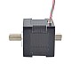 Dual Shaft Nema 14 Hollow Shaft Stepper Motor Bipolar 16Ncm(22.66oz.in) 1.25A 35x35x34.5mm - 14HS14-1254H | StepperOnline CA