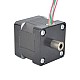 Dual Shaft Nema 14 Hollow Shaft Stepper Motor Bipolar 16Ncm(22.66oz.in) 1.25A 35x35x34.5mm - 14HS14-1254H | StepperOnline CA