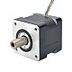 Dual Shaft Nema 14 Hollow Shaft Stepper Motor Bipolar 16Ncm(22.66oz.in) 1.25A 35x35x34.5mm - 14HS14-1254H | StepperOnline CA