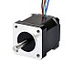 Nema 14 Bipolar 1.8deg 23Ncm(32.57oz.in) 0.5A 35x35x42mm 4 Wires - 14HS17-0504S | StepperOnline CA