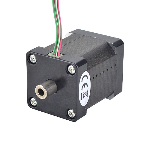 Nema 14 Hollow Shaft Stepper Motor Bipolar 33Ncm(46.74oz.in) 2.0A 35x35x48mm - 14HS19-2004H | StepperOnline CA Nema 14 Hollow Shaft Stepper Motor Bipolar 33Ncm(46.74oz.in) 2.0A 35x35x48mm - 14HS19-2004H | StepperOnline CA