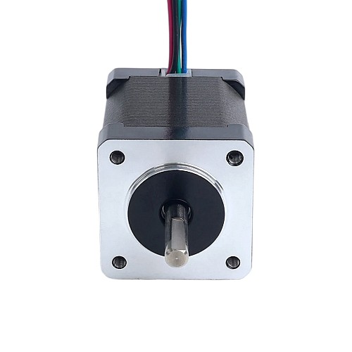 Dual Shaft Nema 14 Bipolar 1.8deg 40Ncm(56.64oz.in) 1.5A 35.2x35.2x52mm 4 Wires - 14HS20-1504D | StepperOnline CA