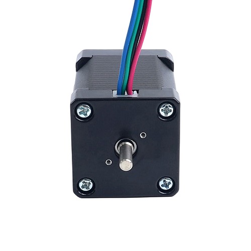 Dual Shaft Nema 14 Bipolar 1.8deg 40Ncm(56.64oz.in) 1.5A 35.2x35.2x52mm 4 Wires - 14HS20-1504D | StepperOnline CA