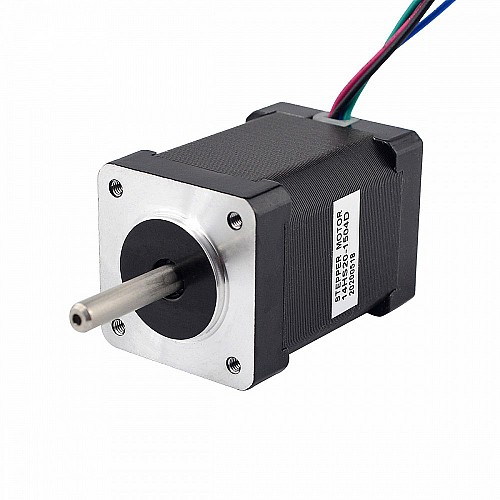Dual Shaft Nema 14 Bipolar 1.8deg 40Ncm(56.64oz.in) 1.5A 35.2x35.2x52mm 4 Wires - 14HS20-1504D | StepperOnline CA