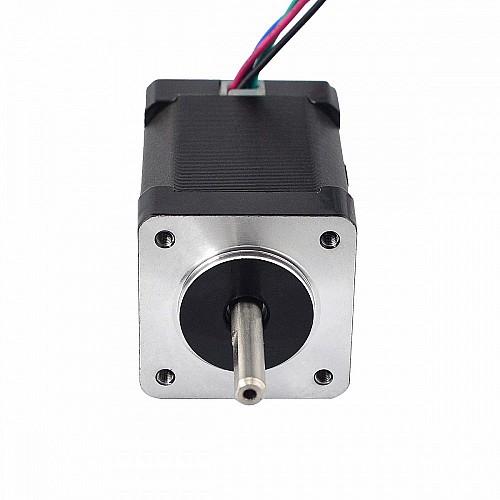 Dual Shaft Nema 14 Bipolar 1.8deg 40Ncm(56.64oz.in) 1.5A 35.2x35.2x52mm 4 Wires - 14HS20-1504D | StepperOnline CA