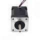 Dual Shaft Nema 14 Bipolar 1.8deg 40Ncm(56.64oz.in) 1.5A 35.2x35.2x52mm 4 Wires - 14HS20-1504D | StepperOnline CA