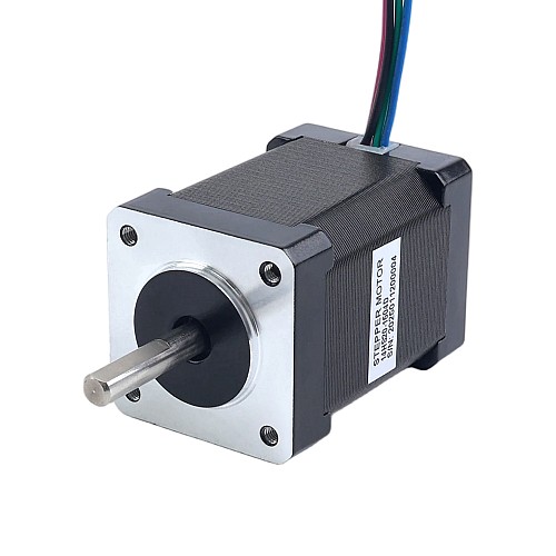 Dual Shaft Nema 14 Bipolar 1.8deg 40Ncm(56.64oz.in) 1.5A 35.2x35.2x52mm 4 Wires - 14HS20-1504D | StepperOnline CA