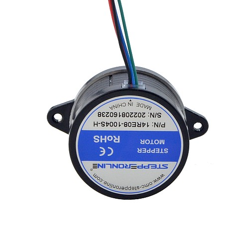 Nema 14 High Temp Stepper Motor 10Ncm(14.16oz.in) Insulation Class H 180C - 14RE08-1004S-H | StepperOnline CA
