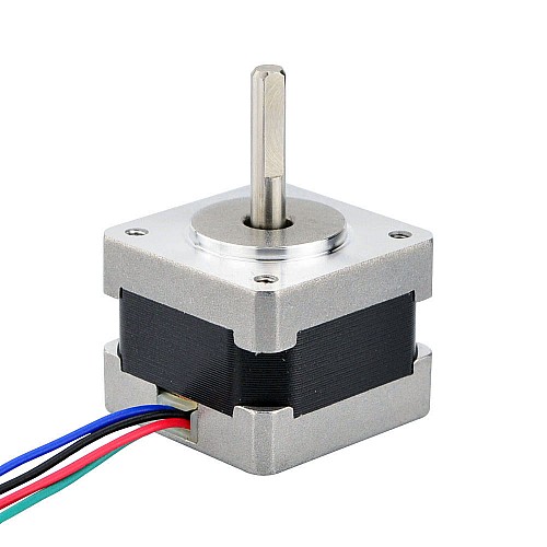 Nema 14 Bipolar 0.9deg 11Ncm(15.58oz.in) 0.4A 35x35x28mm 4 Wires - 14HM11-0404S | StepperOnline CA