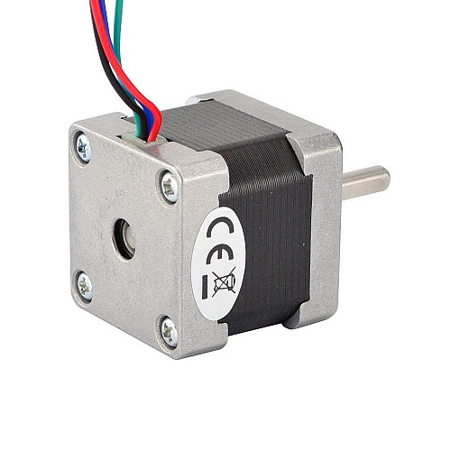 Nema 14 Bipolar 1.8deg 18Ncm(25.5oz.in) 0.8A 35x35x34mm 4 Wires - 14HS13-0804S | StepperOnline CA