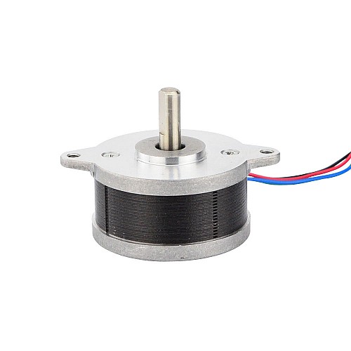 Round Nema 14 Bipolar 0.9deg 8Ncm(11.33oz.in) 0.65A Φ36x19.6mm 4 Wires - 14HR08-0654S | StepperOnline CA