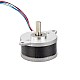Round Nema 14 Bipolar 0.9deg 8Ncm(11.33oz.in) 0.65A Φ36x19.6mm 4 Wires - 14HR08-0654S | StepperOnline CA