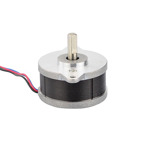 Round Nema 14 Bipolar 0.9deg 8Ncm(11.33oz.in) 0.65A Φ36x19.6mm 4 Wires - 14HR08-0654S | StepperOnline CA