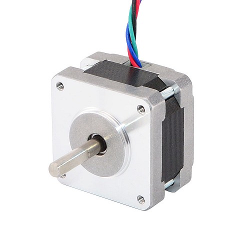 Nema 16 Bipolar 0.9deg 16Ncm(22.66oz.in) 0.6A 39x39x25mm 4 Wires - 16HM10-0604S | StepperOnline CA
