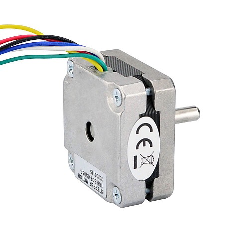 Nema 16 Unipolar 1.8deg 8Ncm(11.33oz.in) 0.5A 39x39x20mm 6 Wires - 16HS08-0506S | StepperOnline CA Nema 16 Unipolar 1.8deg 8Ncm(11.33oz.in) 0.5A 39x39x20mm 6 Wires - 16HS08-0506S | StepperOnline CA