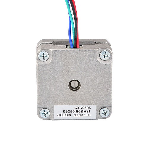 Nema 16 Bipolar 1.8deg 8.7Ncm(12.32oz.in) 0.6A 39x39x20mm 4 Wires - 16HS08-0604S | StepperOnline CA Nema 16 Bipolar 1.8deg 8.7Ncm(12.32oz.in) 0.6A 39x39x20mm 4 Wires - 16HS08-0604S | StepperOnline CA