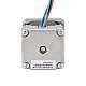 Nema 16 Bipolar 1.8deg 21Ncm(29.74oz.in) 0.4A 39x39x34mm 4 Wires - 16HS13-0404S | StepperOnline CA