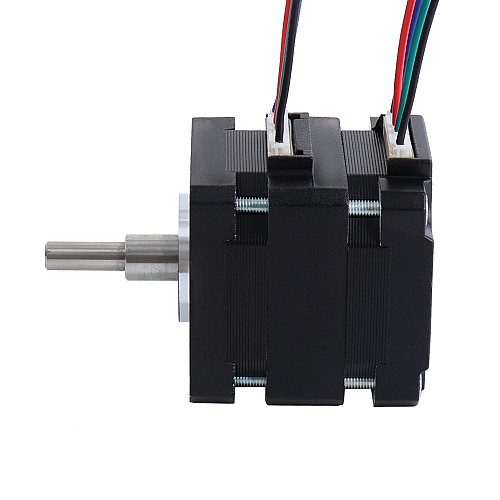 Nema 16 Assembled Motor w/ Hollow & Solid Shaft Bipolar 1.8deg 8Ncm(11.33oz.in) 0.3A 39x39x40mm 4 Wires - 16HS16-0304S-C1 | StepperOnline CA Nema 16 Assembled Motor w/ Hollow & Solid Shaft Bipolar 1.8deg 8Ncm(11.33oz.in) 0.3A 39x39x40mm 4 Wires - 16HS16-0304S-C1 | StepperOnline CA