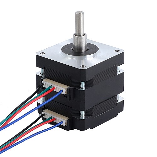 Nema 16 Assembled Motor w/ Hollow & Solid Shaft Bipolar 1.8deg 8Ncm(11.33oz.in) 0.3A 39x39x40mm 4 Wires - 16HS16-0304S-C1 | StepperOnline CA Nema 16 Assembled Motor w/ Hollow & Solid Shaft Bipolar 1.8deg 8Ncm(11.33oz.in) 0.3A 39x39x40mm 4 Wires - 16HS16-0304S-C1 | StepperOnline CA