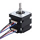 Nema 16 Assembled Motor w/ Hollow & Solid Shaft Bipolar 1.8deg 8Ncm(11.33oz.in) 0.3A 39x39x40mm 4 Wires - 16HS16-0304S-C1 | StepperOnline CA Nema 16 Assembled Motor w/ Hollow & Solid Shaft Bipolar 1.8deg 8Ncm(11.33oz.in) 0.3A 39x39x40mm 4 Wires - 16HS16-0304S-C1 | StepperOnline CA