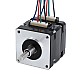 Nema 16 Assembled Motor w/ Hollow & Solid Shaft Bipolar 1.8deg 8Ncm(11.33oz.in) 0.3A 39x39x40mm 4 Wires - 16HS16-0304S-C1 | StepperOnline CA Nema 16 Assembled Motor w/ Hollow & Solid Shaft Bipolar 1.8deg 8Ncm(11.33oz.in) 0.3A 39x39x40mm 4 Wires - 16HS16-0304S-C1 | StepperOnline CA