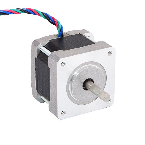 Nema 16 Bipolar 0.9deg 18Ncm(25.5oz.in) 0.4A 39x39x34mm 4 Wires - 16HM13-0404S | StepperOnline CA