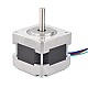 Nema 16 Bipolar 1.8deg 21Ncm(29.74oz.in) 0.4A 39x39x34mm 4 Wires - 16HS13-0404S | StepperOnline CA
