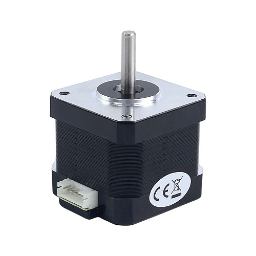 E Series Nema 17 Bipolar 42Ncm(59.48oz.in) 1.7A 42x42x37.5mm 4 Wires w/ 1m Cable & Connector - 17HE15-1704S | StepperOnline CA