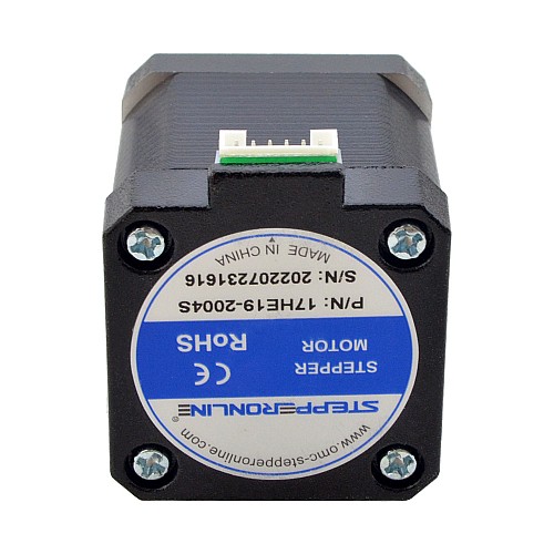 E Series Nema 17 Bipolar 55Ncm(77.88oz.in) 2A 42x42x48mm 4 Wires w/ 1m Cable & Connector - 17HE19-2004S | StepperOnline CA