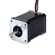 E Series Nema 17 Stepper Motor 1.8deg 60Ncm(84.97oz.in) 2.1A 42x42x60mm 4 Wires - 17HE24-2104S | StepperOnline CA