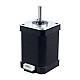 E Series Nema 17 Stepper Motor 1.8deg 60Ncm(84.97oz.in) 2.1A 42x42x60mm 4 Wires - 17HE24-2104S | StepperOnline CA