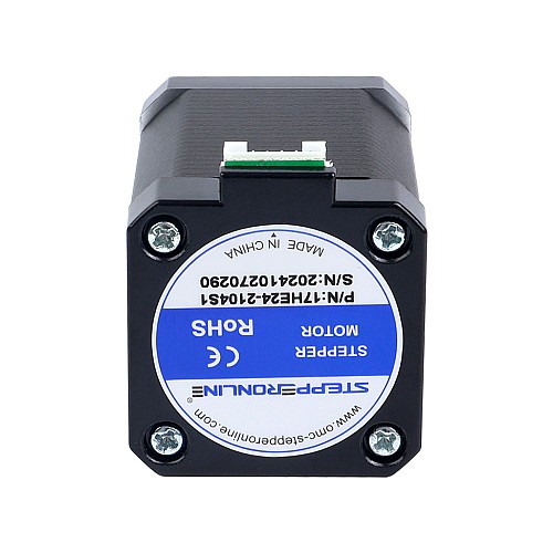E Series Nema 17 Bipolar 60Ncm(84.97oz.in) 2.1A 42x42x60mm 4 Wires w/ 1m Cable & Connector - 17HE24-2104S1 | StepperOnline CA E Series Nema 17 Bipolar 60Ncm(84.97oz.in) 2.1A 42x42x60mm 4 Wires w/ 1m Cable & Connector - 17HE24-2104S1 | StepperOnline CA