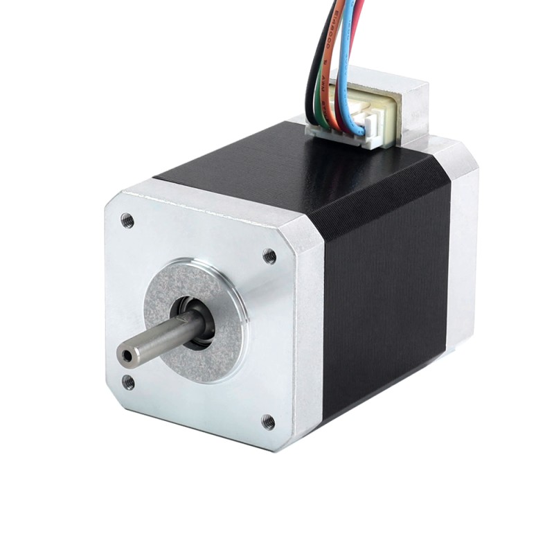 Nema 17 5-Phase Stepper Motor 0.5Nm(70.81oz.in) 1.8A  42x42x60mm 5 Wires - 17HF24-1805S | StepperOnline CA