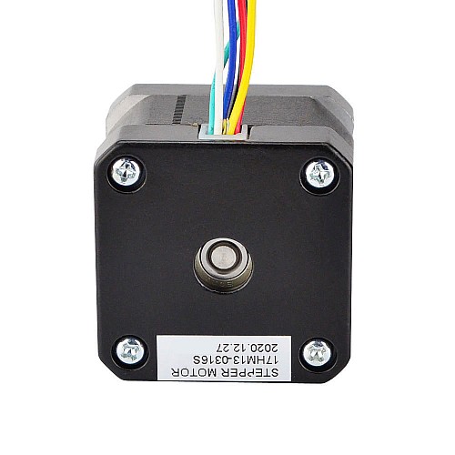Nema 17 Unipolar 0.9deg 16Ncm(22.66oz.in) 0.3A 42x42x34mm 6 Wires - 17HM13-0316S | StepperOnline CA Nema 17 Unipolar 0.9deg 16Ncm(22.66oz.in) 0.3A 42x42x34mm 6 Wires - 17HM13-0316S | StepperOnline CA