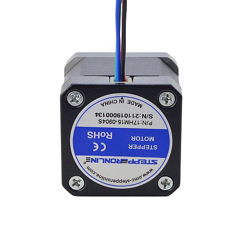 Nema 17 Bipolar 0.9deg 36Ncm(51oz.in) 0.9A 42x42x40mm 4 Wires - 17HM15-0904S | StepperOnline CA