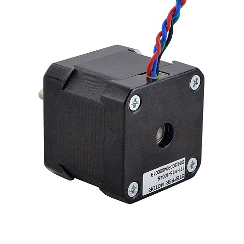 Nema 17 Bipolar 0.9deg 33Ncm(46.74oz.in) 1.0A 42x42x40mm 4 Wires - 17HM15-1004S | StepperOnline CA Nema 17 Bipolar 0.9deg 33Ncm(46.74oz.in) 1.0A 42x42x40mm 4 Wires - 17HM15-1004S | StepperOnline CA