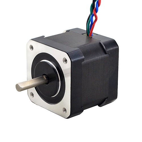 Nema 17 Bipolar 0.9deg 33Ncm(46.74oz.in) 1.0A 42x42x40mm 4 Wires - 17HM15-1004S | StepperOnline CA Nema 17 Bipolar 0.9deg 33Ncm(46.74oz.in) 1.0A 42x42x40mm 4 Wires - 17HM15-1004S | StepperOnline CA