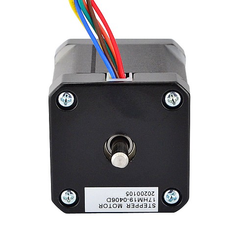 Dual Shaft Nema 17 Unipolar 0.9deg 32Ncm(45.3oz.in) 0.4A 42x42x48mm 6 Wires - 17HM19-0406D | StepperOnline CA Dual Shaft Nema 17 Unipolar 0.9deg 32Ncm(45.3oz.in) 0.4A 42x42x48mm 6 Wires - 17HM19-0406D | StepperOnline CA