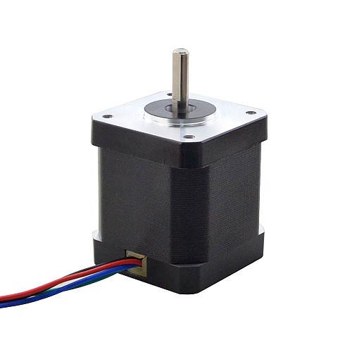 Nema 17 Bipolar 0.9deg 44Ncm(62.3oz.in) 1.68A 42x42x48mm 4 Wires - 17HM19-1684S | StepperOnline CA Nema 17 Bipolar 0.9deg 44Ncm(62.3oz.in) 1.68A 42x42x48mm 4 Wires - 17HM19-1684S | StepperOnline CA