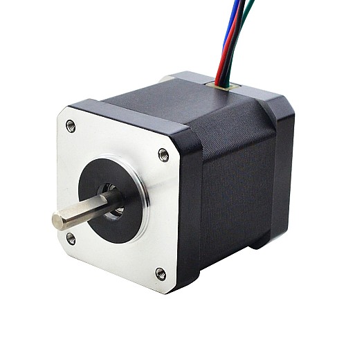 Nema 17 Bipolar 0.9deg 44Ncm(62.3oz.in) 1.68A 42x42x48mm 4 Wires - 17HM19-1684S | StepperOnline CA Nema 17 Bipolar 0.9deg 44Ncm(62.3oz.in) 1.68A 42x42x48mm 4 Wires - 17HM19-1684S | StepperOnline CA