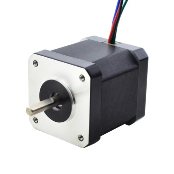 Nema 17 Bipolar 0.9deg 42Ncm(59.48oz.in) 1.68A 42x42x48mm 4 Wires