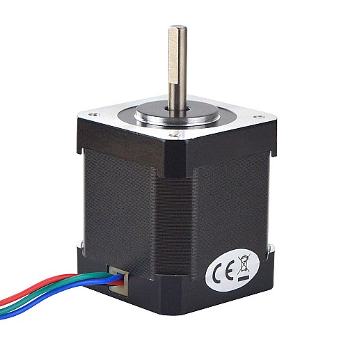 Nema 17 Bipolar 0.9deg 46Ncm(65.1oz.in) 2A 42x42x48mm 4 Wires - 17HM19-2004S | StepperOnline CA