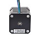 Full D-cut Shaft Nema 17 Bipolar 0.9deg 46Ncm(65.1oz.in) 2A 42x42x48mm 4 Wires - 17HM19-2004S1 | StepperOnline CA
