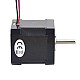 Full D-cut Shaft Nema 17 Bipolar 0.9deg 46Ncm(65.1oz.in) 2A 42x42x48mm 4 Wires - 17HM19-2004S1 | StepperOnline CA