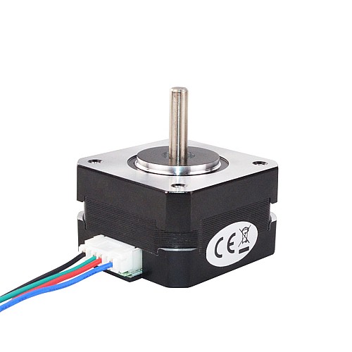 Nema 17 Bipolar 1.8deg 13Ncm(18.41oz.in) 0.7A 42x42x25mm 4 Wires - 17HS10-0704S | StepperOnline CA
