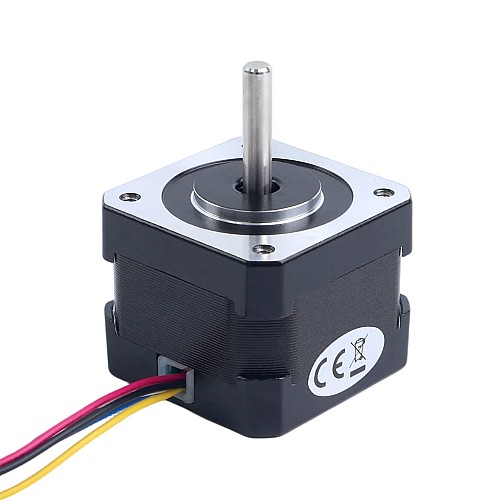 Nema 17 Unipolar 1.8deg 16Ncm(22.66oz.in) 0.31A 42x42x33mm 6 Wires - 17HS13-0316S | StepperOnline CA Nema 17 Unipolar 1.8deg 16Ncm(22.66oz.in) 0.31A 42x42x33mm 6 Wires - 17HS13-0316S | StepperOnline CA